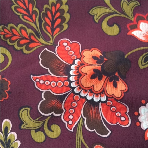 ANN TAYLOR LOFT SIZE 16 FLORAL RUFFLE SKIRT - Picture 6 of 6